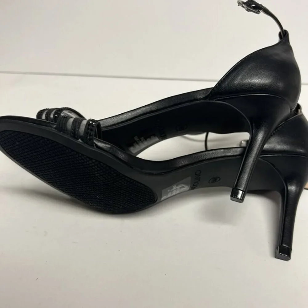 Bandolino Womens Macky Heel Black Size 9 M
